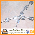 Low carbon high tensile wire hot dipped galvanized razor barbed wire